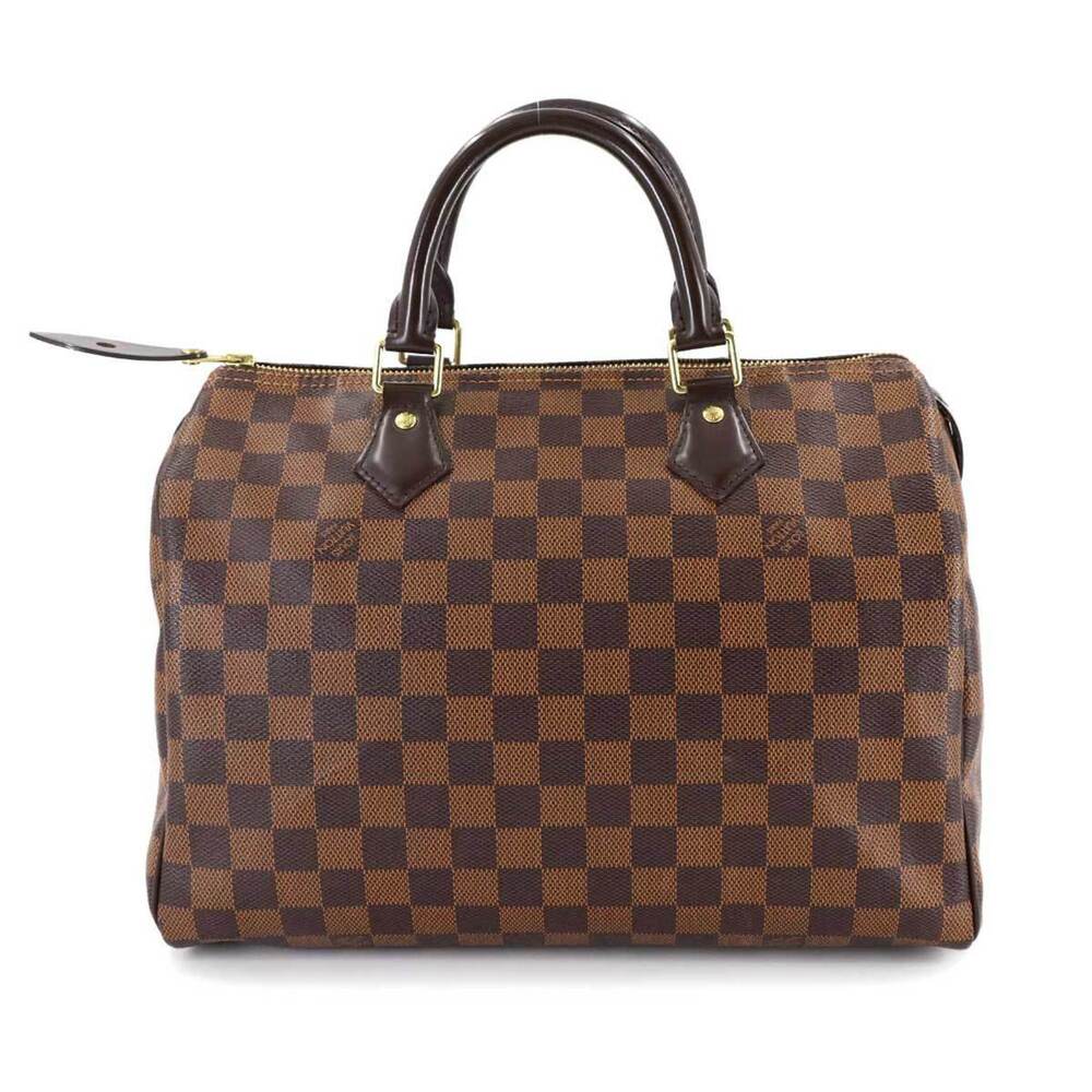 LOUIS VUITTON Authentic Brown Damier Speedy 30 Boston Bag - Picture 2 of 9